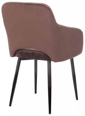 Кресло Бюрократ CH-380F мокко Italia 6 на ножках металл черный, купить в Сыктывкаре