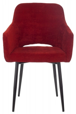 Кресло Бюрократ CH-380F бордовый Velvet 09 на ножках металл черный, купить в Сыктывкаре