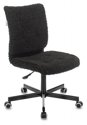 Кресло Бюрократ СН-330М черный экомех крестов. металл черный, купить в Сыктывкаре