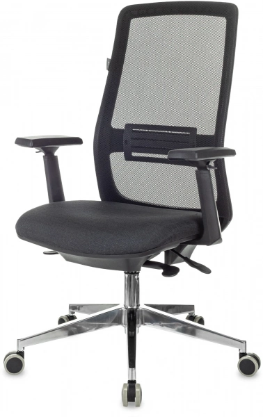 Кресло эргономичное Бюрократ MC-915 черный TW-01 38-418 сетка/ткань крестов. алюминий, купить в Сыктывкаре