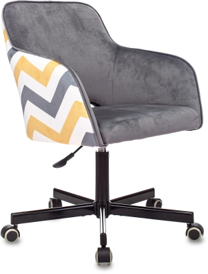 Кресло Бюрократ CH-380M серая жемчужина Italia 26 зигзаг крестов. металл, купить в Сыктывкаре