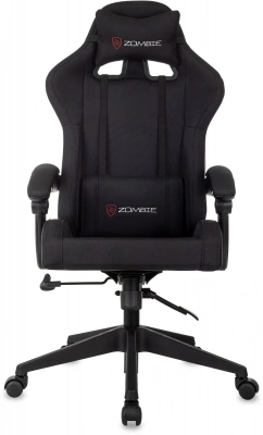 Кресло игровое Zombie Predator черный Neo Black с подголов. крестов. пластик, купить в Сыктывкаре