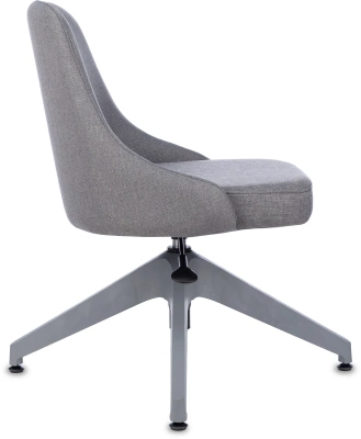 Кресло Бюрократ CH-340GLZ серый 38-404 крестов.4-луч. пластик пластик серый, купить в Сыктывкаре