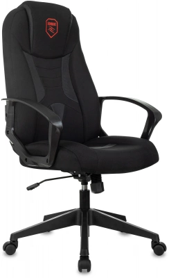 Кресло игровое Zombie 200 черный ткань/эко.кожа крестов. пластик пластик черный, купить в Сыктывкаре