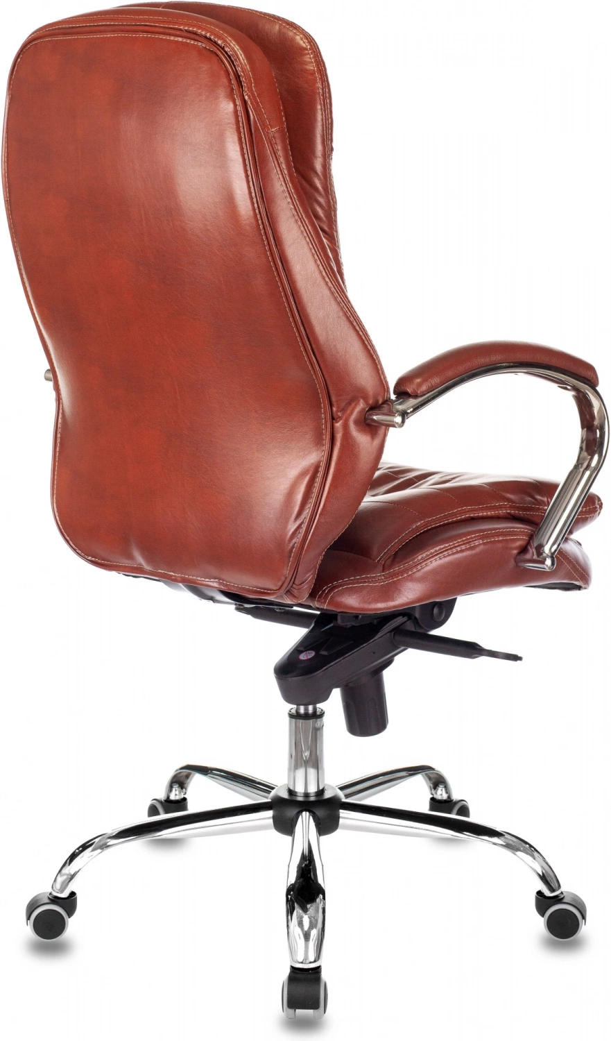Кресло руководителя Бюрократ T-9950 светло-коричневый Leather Eichel кожа крестов. металл хром — фото, характеристики, наличие в Сыктывкаре