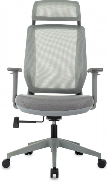 Кресло эргономичное Бюрократ MC-G411N-H серый сетка/ткань с подголов. крестов. пластик пластик серый, купить в Сыктывкаре