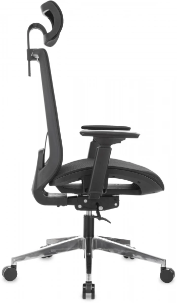 Кресло эргономичное Бюрократ MC-1015-H черный сетка с подголов. крестов. алюминий, купить в Сыктывкаре