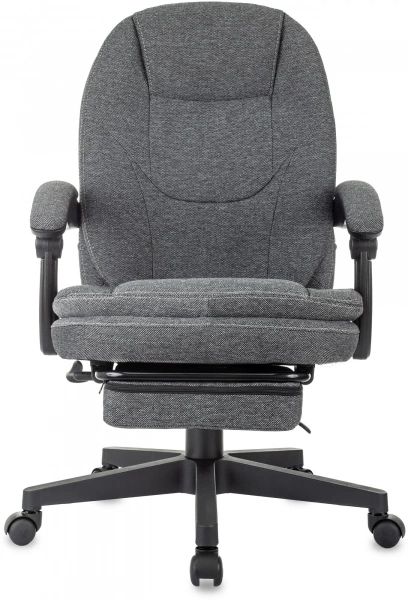 Кресло руководителя Бюрократ CH-868MSG-BF серый 3C1 крестов. пластик подст.для ног пластик черный, купить в Сыктывкаре