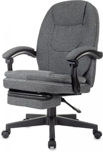 Кресло руководителя Бюрократ CH-868MSG-BF серый 3C1 крестов. пластик подст.для ног пластик черный, купить в Сыктывкаре