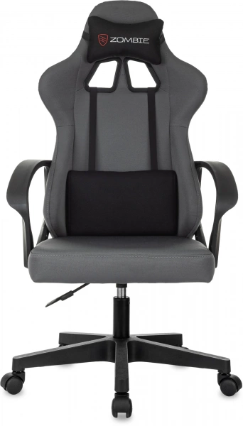 Кресло игровое Zombie 1 серый/черный крестов. пластик, купить в Сыктывкаре