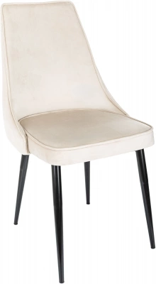 Стул для дома Бюрократ CH-K4 бежевый Holland 06 металл черный на ножках (CH-K4_1/HL07), купить в Сыктывкаре