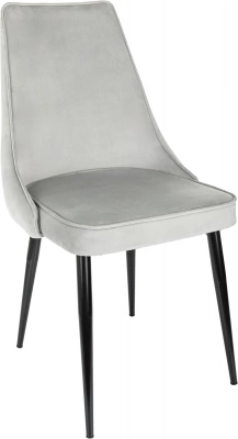 Стул для дома Бюрократ CH-K4 св.серый Holland 09 металл черный на ножках (CH-K4_1/HL09), купить в Сыктывкаре