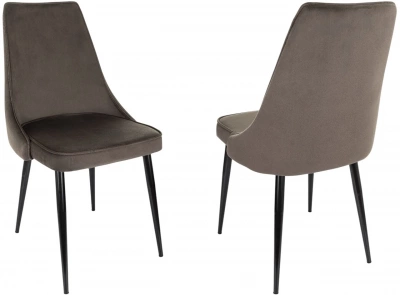 Стул для дома Бюрократ CH-K4_2 комплект 2шт коричневый Holland 74 металл черный на ножках (CH-K4_1/HL74_2), купить в Сыктывкаре