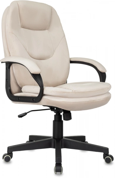 Кресло руководителя Бюрократ CH-668 светло-бежевый Holland 06 крестов. пластик, купить в Сыктывкаре