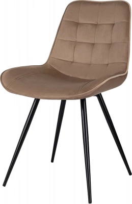 Стул для дома Бюрократ CH-K2 св.коричневый Holland 65 металл черный на ножках (CH-K2_1/HL65), купить в Сыктывкаре