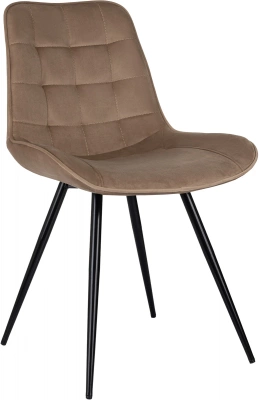 Стул для дома Бюрократ CH-K2_2 комплект 2шт св.коричневый Holland 65 металл черный на ножках (CH-K2_1/HL65_2), купить в Сыктывкаре