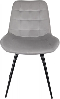 Стул для дома Бюрократ CH-K2_4 комплект 4шт св.серый Holland 09 металл черный на ножках (CH-K2_1/HL09_4), купить в Сыктывкаре