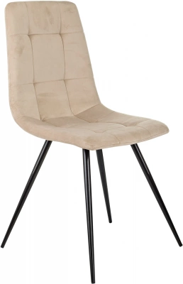 Стул для дома Бюрократ CH-K1 бежевый Holland 06 металл черный на ножках (CH-K1_1/HL07), купить в Сыктывкаре