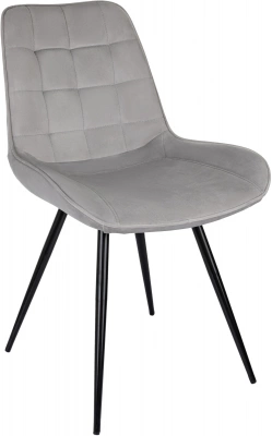 Стул для дома Бюрократ CH-K2 св.серый Holland 09 металл черный на ножках (CH-K2_1/HL09), купить в Сыктывкаре