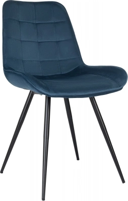 Стул для дома Бюрократ CH-K2 синий Holland 58 металл черный на ножках (CH-K2_1/HL58), купить в Сыктывкаре