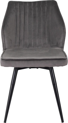 Стул для дома Бюрократ CH-K5_SP с повор.мех. т.серый Holland 18 металл черный на ножках (CH-K5_1/SP/HL18), купить в Сыктывкаре