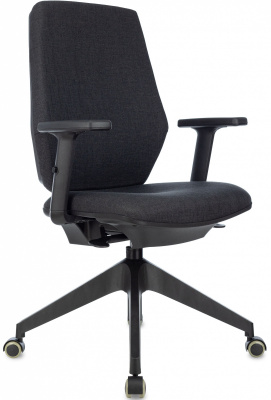 Кресло Бюрократ CH-545L черный 38-418 крестов.4-луч. пластик, купить в Сыктывкаре