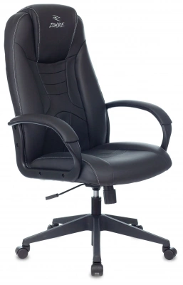 Кресло игровое Zombie 8 черный экокожа крестов. пластик, купить в Сыктывкаре