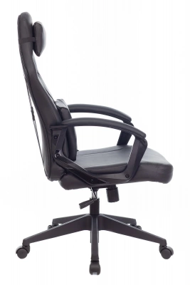 Кресло игровое Zombie Driver черный экокожа с подголов. крестов. пластик, купить в Сыктывкаре