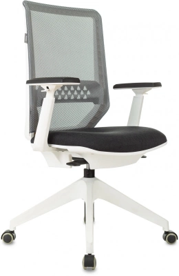 Кресло Бюрократ MC-W611NL серый TW-04 38-417 сетка/ткань крестов.4-луч. пластик пластик белый, купить в Сыктывкаре