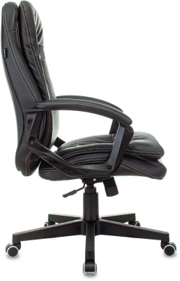 Кресло руководителя Бюрократ T-9950LT черный экокожа крестов. пластик, купить в Сыктывкаре