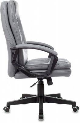 Кресло руководителя Бюрократ CH-868N серый экокожа крестов. пластик, купить в Сыктывкаре