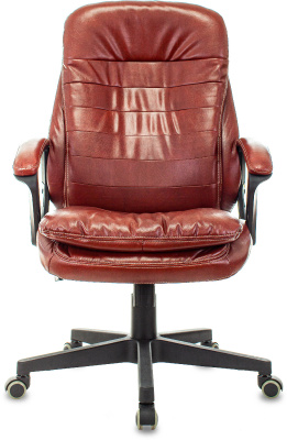 Кресло руководителя Бюрократ T-9950LT коричневый Boroko-37 экокожа крестов. пластик, купить в Сыктывкаре