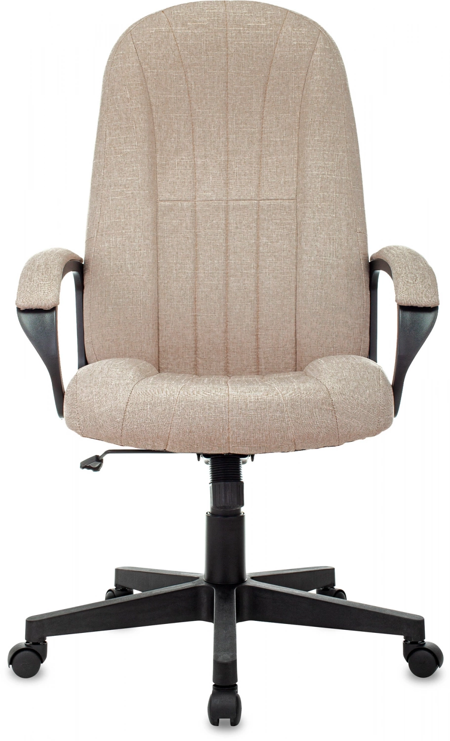 Кресло руководителя Бюрократ T-898 бежевый 38-402 крестов. пластик, купить в Сыктывкаре