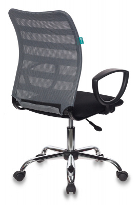 Кресло Бюрократ CH-599AXSL серый TW-32K03 сиденье черный TW-11 сетка/ткань крестов. металл хром, купить в Сыктывкаре