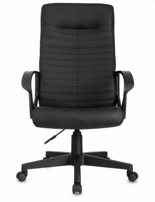 Кресло руководителя Бюрократ CH-480LT черный экокожа крестов. пластик пластик черный, купить в Сыктывкаре