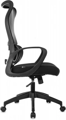 Кресло руководителя Бюрократ Sigma 2 черный сетка/ткань крестов. пластик, купить в Сыктывкаре