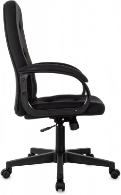 Кресло руководителя Бюрократ CH 002 Fabric черный 3C11 крестов. пластик, купить в Сыктывкаре