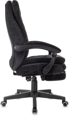 Кресло руководителя Бюрократ T-9950MSG-F Fabric черный Light-20 крестов. пластик подст.для ног, купить в Сыктывкаре