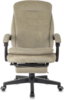 Кресло руководителя Бюрократ T-9950MSG-F Fabric песочный Light-21 крестов. пластик подст.для ног, купить в Сыктывкаре