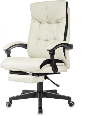 Кресло руководителя Бюрократ CH-824MSG-BF слоновая кость ткань/эко.кожа пластик, купить в Сыктывкаре