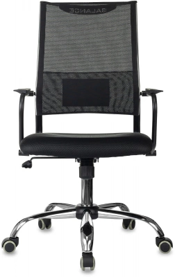 Кресло руководителя Бюрократ CH Balance SL черный Elastic-102 сетка/ткань крестов. металл хром, купить в Сыктывкаре