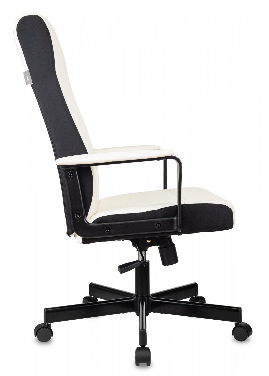 Кресло руководителя Бюрократ DOMINUS белый/черный экокожа крестов. металл, купить в Сыктывкаре