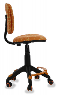 Кресло детское Бюрократ CH-204-F оранжевый жираф крестов. пластик подст.для ног, купить в Сыктывкаре