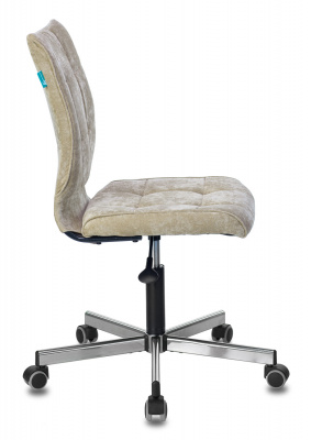 Кресло Бюрократ CH-330M песочный Light-21 крестов. металл хром, купить в Сыктывкаре