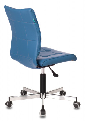 Кресло Бюрократ CH-330M синий Orion-03 экокожа крестов. металл хром, купить в Сыктывкаре