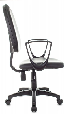 Кресло Бюрократ CH-1300N черный Престиж+ экокожа крестов. пластик, купить в Сыктывкаре