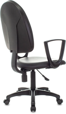 Кресло Бюрократ CH-1300N черный Престиж+ экокожа крестов. пластик, купить в Сыктывкаре