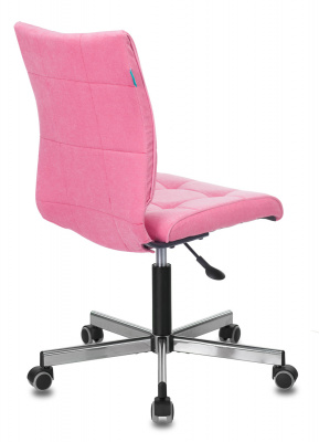 Кресло Бюрократ CH-330M розовый Velvet 36 крестов. металл хром, купить в Сыктывкаре
