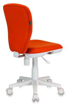 Кресло детское Бюрократ KD-W10 оранжевый 26-29-1 крестов. пластик пластик белый, купить в Сыктывкаре