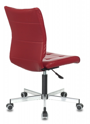 Кресло Бюрократ CH-330M красный Next-13 экокожа крестов. металл хром, купить в Сыктывкаре